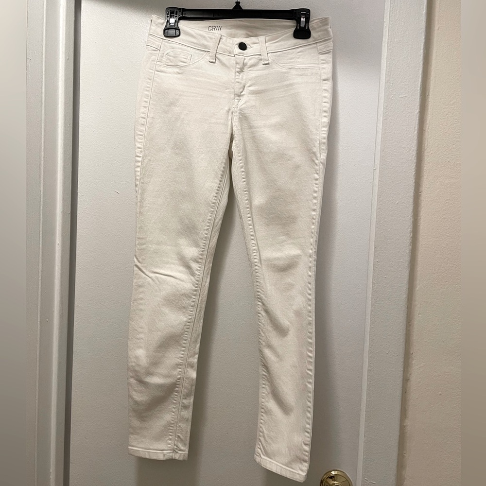 White Jeans - size 28 - Gray by Saks Fifth Avenue